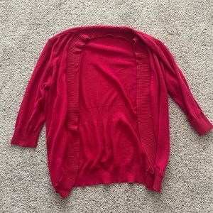 Red 89th and Madison Cardigan